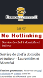 Mobile Screenshot of evasiongourmande.ca
